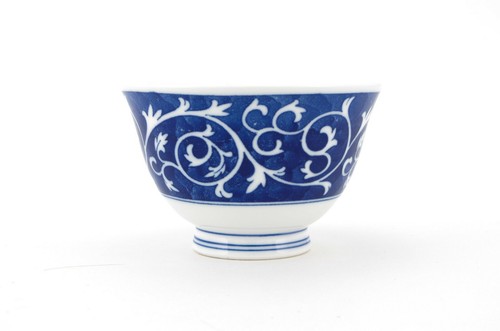 Blue arabesque japanese tea - japanese,