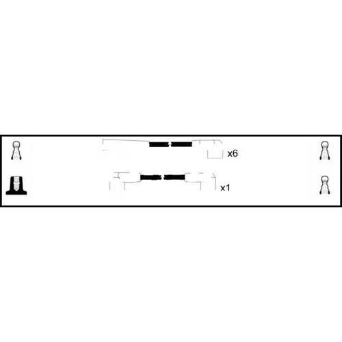 Leads ignition cables kit - leads,