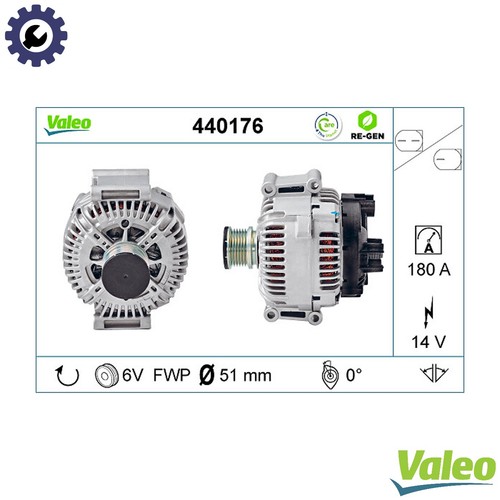Alternator 440176 for - 440176,