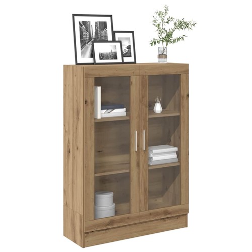 Modern wooden door vitrine - 2,