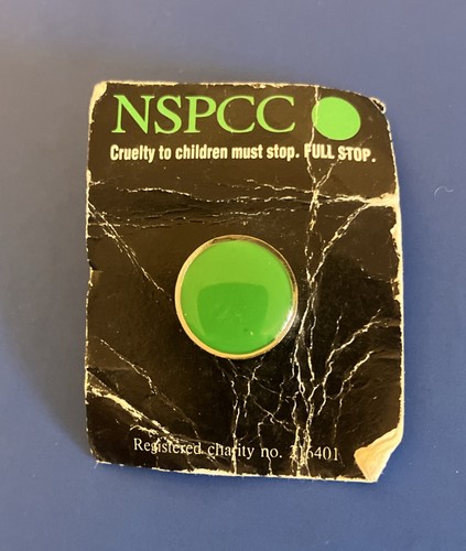 Nspcc full stop - stop, badge