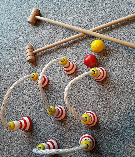 Wooden kids croquet - kids,
