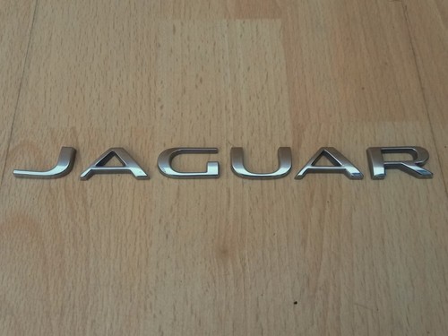 Chrome jaguar boot badge - "jaguar",
