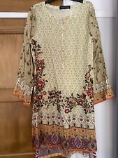 bonanza satrangi Stunning Women’s Kurta Pearl Details Size 12 