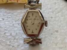 LeCOULTRE WHITE GOLD FILLED LADIES WRIST WATCH