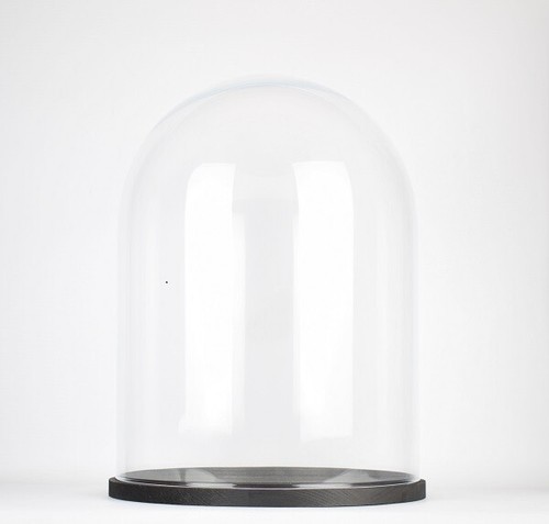 Large glass dome - large, handmade