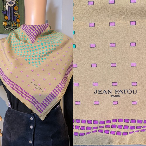 Vintage jean patou silk - patou, 60s