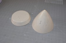 72 mm Diameter White Spinner