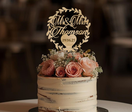 Wooden personalised rustic - wooden,