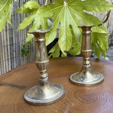 Pair of Antique Georgian Brass