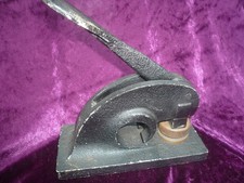 Vintage Cast Iron Seal Embosser 'Peter Myers Watford' (77)