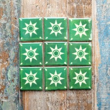 9 x  Ceramic Mexican Tiles