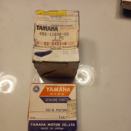 Genuine yamaha yz80 piston and - genuine,