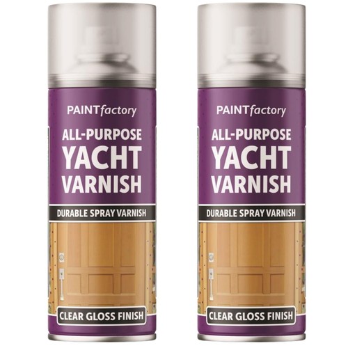 Clear yacht varnish - clear, spray