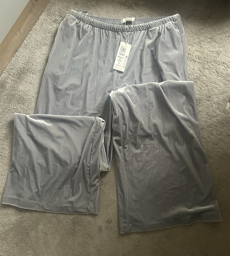 Ladies grey wide leg - m&s,
