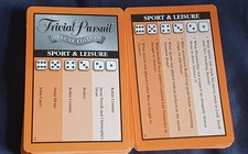 100 CARDS TRIVIAL PURSUIT SPORTS & LEISURE 2007  600 QUESTIONS AND ANSWERS