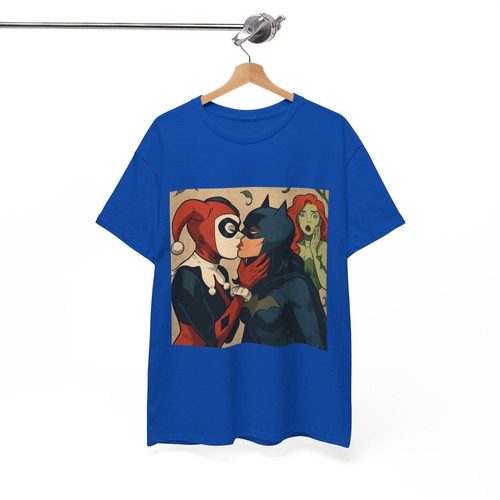 Harley quinn batgirl kissing - harley,