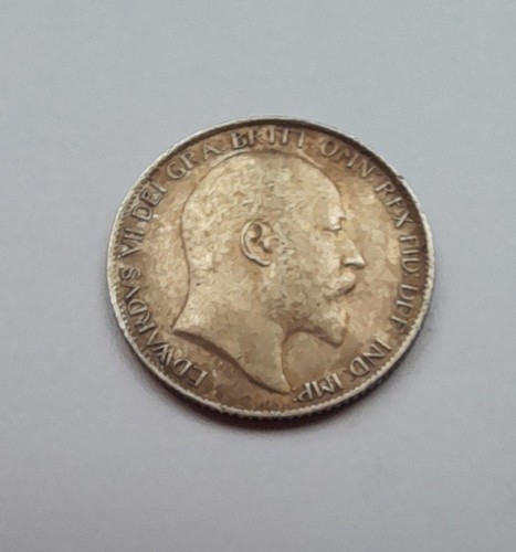 1907 sixpence edward vii - 1907,
