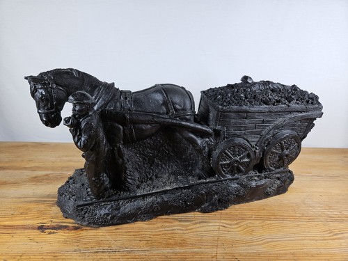 Mining sculpture pit pony - mining,