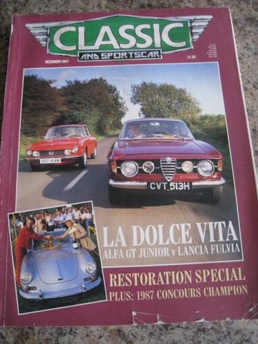 Classic sportscar dec 1987 - classic,