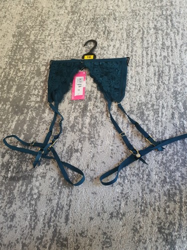 Size teal suspender - suspender, belt