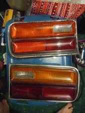 Ford Capri Mk1 Facelift Rear Light Units Pair & Backs - nice condition
