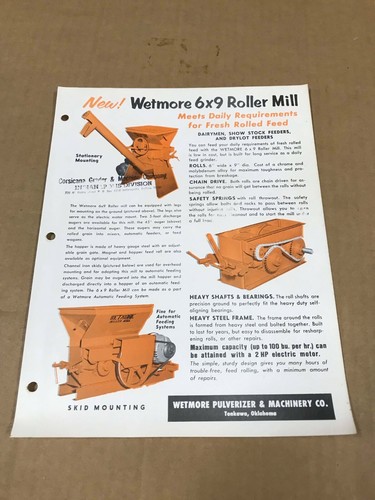 Vintage wetmore 6x9 roller - vintage,