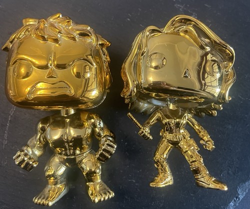 Funko pop marvel gold chrome - gold,