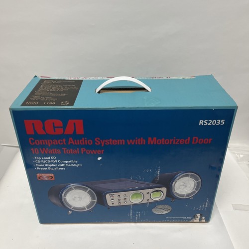 Rca rs2035 rw stereo - rca, cd