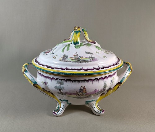 Marseille faience terrine - marseille, faience,
