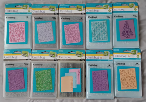 Cuttlebug embossing - 10,