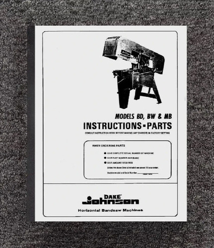 Horizontal bandsaw - mb,
