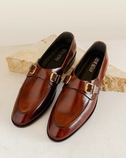 Men's Handmade Unique Brown