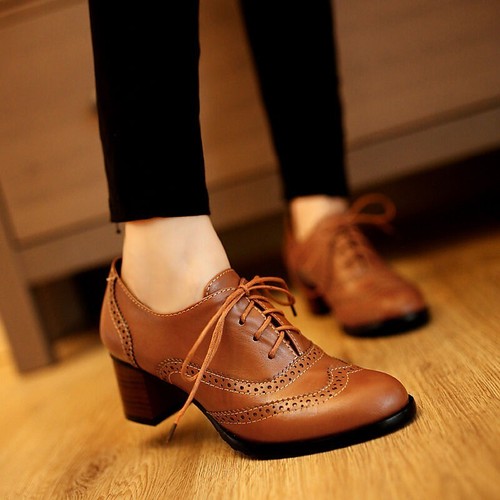 Retro oxford shoes women lace - retro,