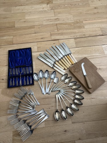 Vintage cutlery set mixed - cutlery,