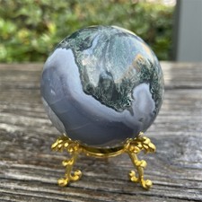 2.3" 0.6LB Natural Moss Agate