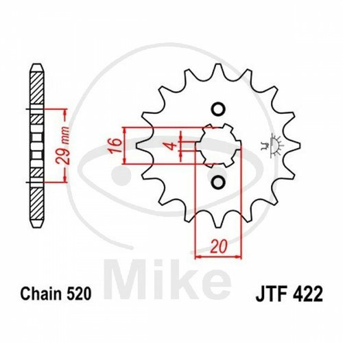 Sprocket z12 520 726 - 520, 726.20.17