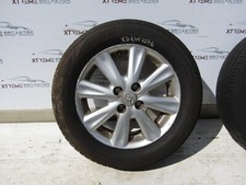 TOYOTA YARIS MK2 2006-2011 15" SINGLE ALLOY WHEEL & TYRE 195/60/15 - XBAW1076