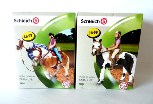 Schleich pony trekking - pony, rider