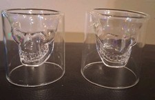 Skull Shot Glasses Set of 2