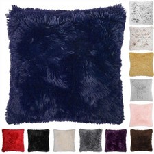 x 4 Cushion Covers Faux Fur