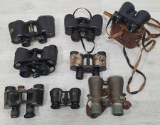 8x Vintage Binoculars Mixed Joblot Zenith Lizars GoldCrest Zeiss... - B7