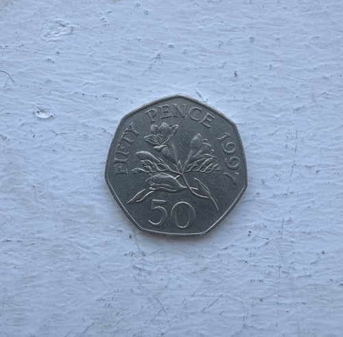 1997 guernsey 50p coin - 1997,
