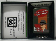 ZIPPO LIGHTER THE HAT MAKES THE MAN CHUCK RILEY DESIGN LIMITED 1 OF 31 WITH COA