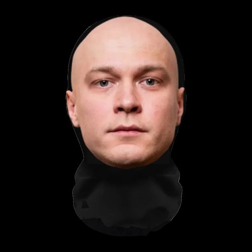 Funny realistic full face - 3d,