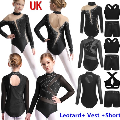 Girl gymnastics leotards - uk,