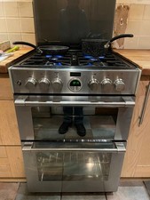 Stoves Sterling 60cm dual fuel cooker 4 burner gas hob