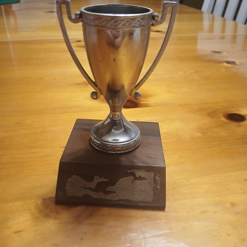 Trophy cup silver metal - trophy,