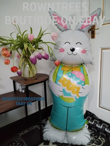 Easter bunny standing balloon - standing,