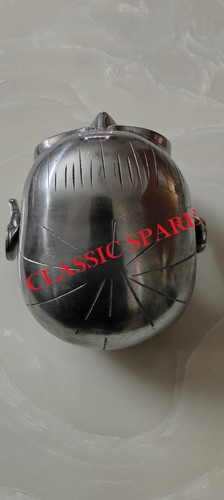Skull head light aluminium - skull,